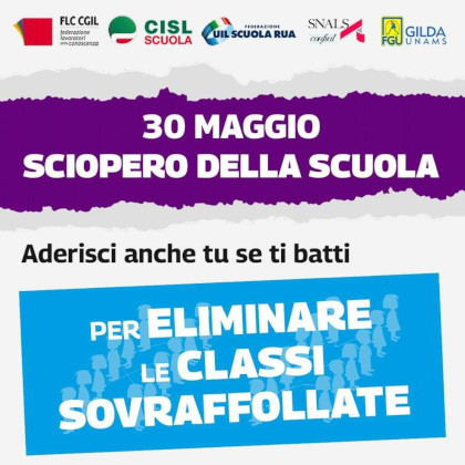 Sciopero 30 maggio