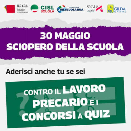 Sciopero 30 maggio