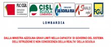 DALLA MINISTRA AZZOLINA GRAVI LIMITI NELLA CAPACITA’ DI GOVERNO DEL SISTEMA DELL’ISTRUZIONE E NON CONOSCENZA DELLA REALTA’ DELLA SCUOLA