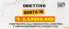 Quota 15_ Quota 15” con “Fai sport, leggi un libro” Quota 15_ Quota 15” con “Fai sport, leggi un libro”