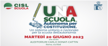 Convegno una scuola autonoma per costituzione Convegno una scuola autonoma per costituzione