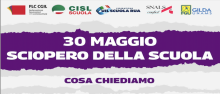 Sciopero 30 maggio cosa chiediamo Sciopero 30 maggio cosa chiediamo